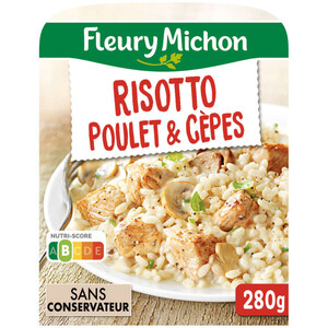 Fleury Michon Risotto Au Poulet Et Aux Cèpes 280g