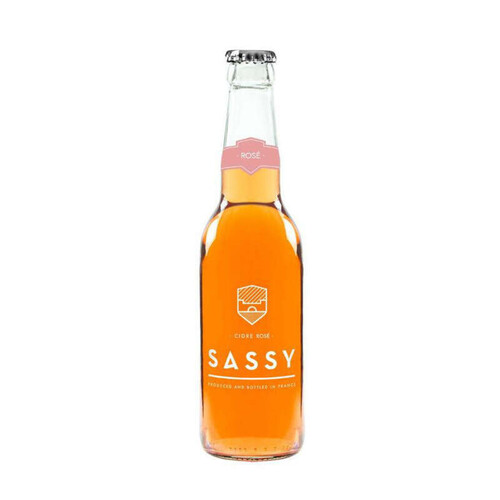 Sassy Cidre rosé doux la sulfureuse 33cl