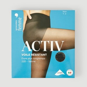 Monoprix Collants voile résistant marine taille 2