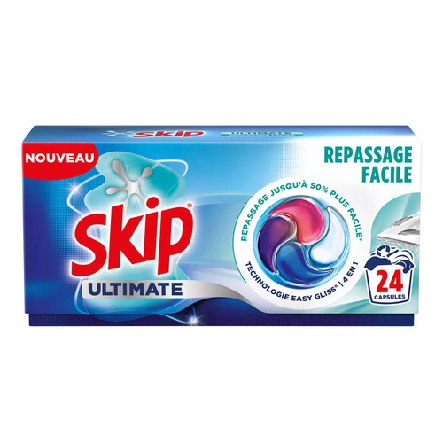 Skip Capsules Lessive Ultimate Repassage facile x24
