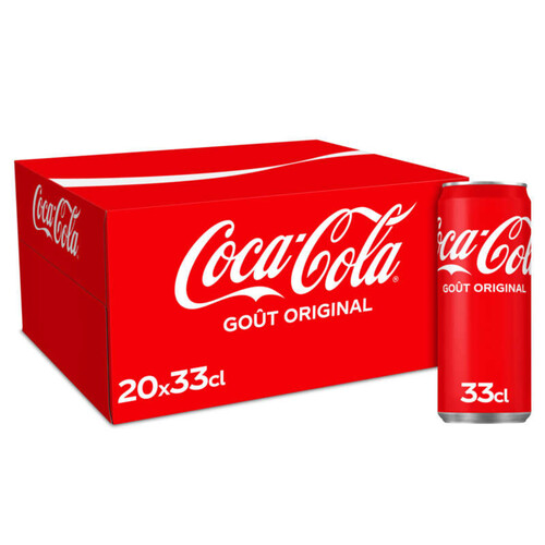 Coca Cola Sleek Boite 20x33cl
