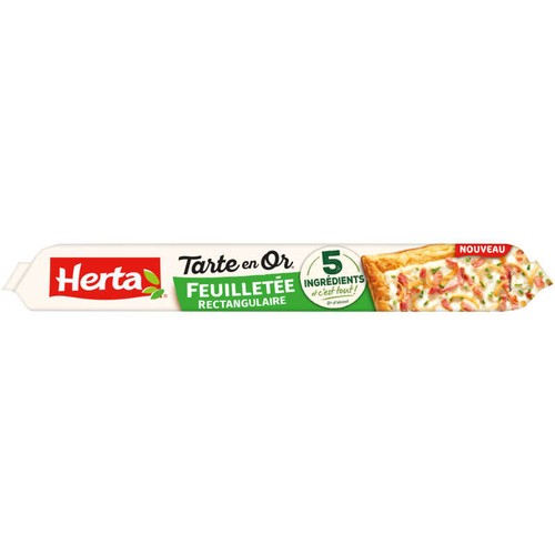 Herta Tarte en Or Pâte feuilletée rectangulaire 230g