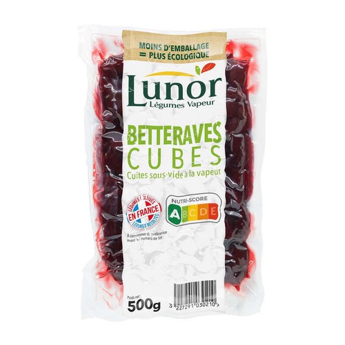 Lunor Betteraves cubes 500g
