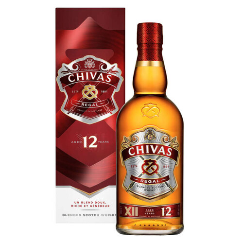 Chivas Regal 25 Ans Blended, Fiche produit