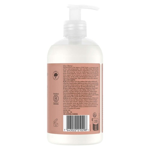Shea Moisture après-shampooing femme noix de coco & hibiscus 384ml