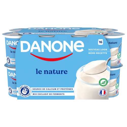 Danone Yaourt nature 16x125g