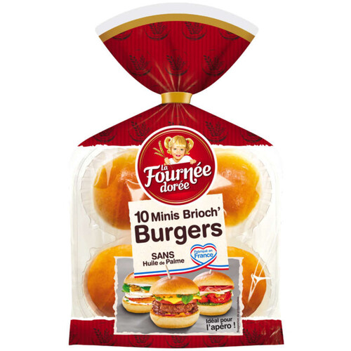 La Fournée Dorée Brioches Mini Burger 200g