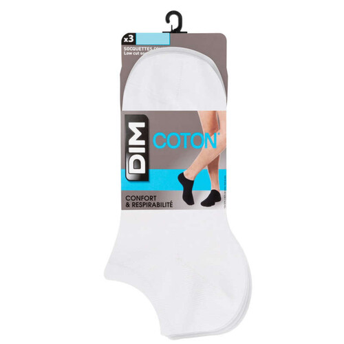 DIM Chaussettes Blanc 39/42