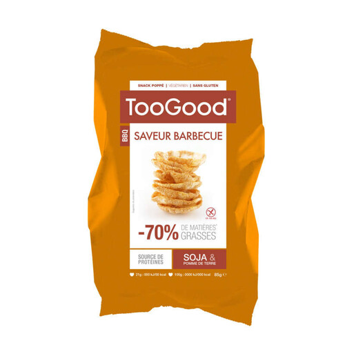 Toogood Snack poppé Barbecue 85g