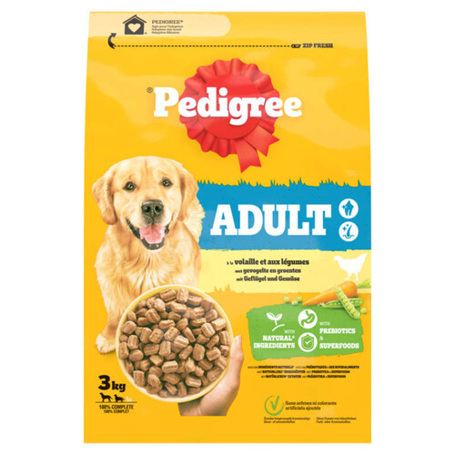 Pedigree Croquettes Volaille Chien Adulte 2kg