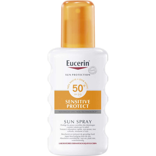 [Para]Eucerin Sun Protection Sensitive Protect Spray Solaire SPF50+ 200ml