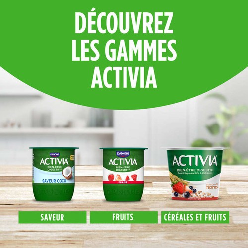 Activia Yaourt Bifidus Saveur Coco 4x125g