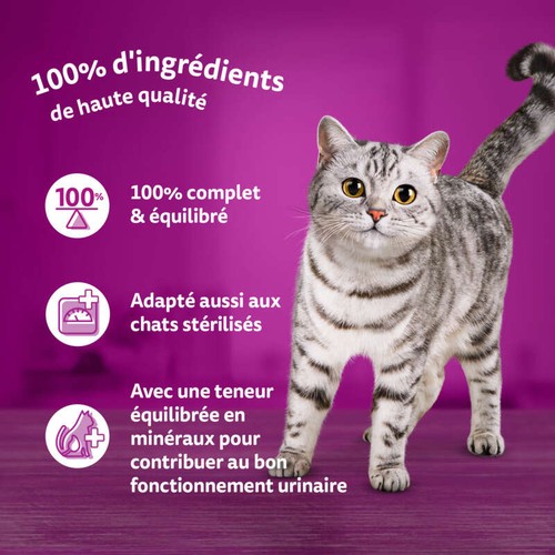 Whiskas Terrines 4 Variétés Pour Chat 4x400g