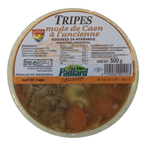 Paillard Ter.Tripes Caen/Ancien Bol 500g