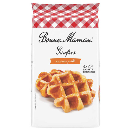 Bonne Maman Gaufres au sucre perlé 6 sachets 300G