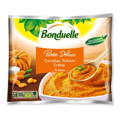 Bonduelle Purée Carottes Potiron Crème 780g