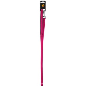 Animalis Laisse Basic Confort 15mm et 120cm pour Chien Fuchsia