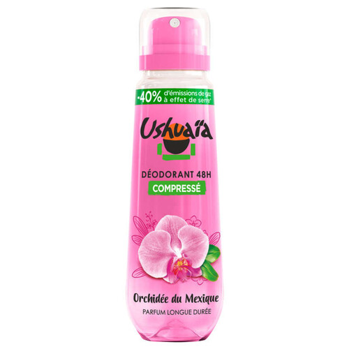 Ushuaia Déodorant Spray Compressé 48h Orchidée du Mexique 100ml
