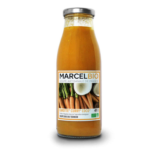 Marcel Bio Soupe de Carotte Curry & Coco Bio 48 cl