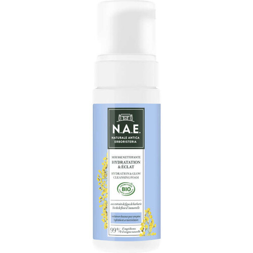 N.A.E. Mousse Nettoyante Hydratation & Eclat Bio 150ml