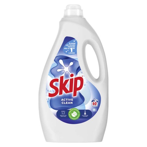 Skip Lessive Liquide Active Clean x60 Lavages