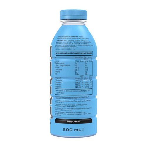 Prime Hydratation Framboise 500ml