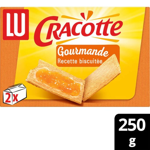 Lu Cracottes Biscottes Gourmandes 250g