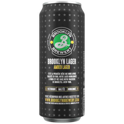 Brooklyn lager canette 5,2° - 50cl