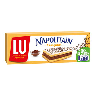 Lu Napolitain L'Original Gâteaux au Chocolat 180g