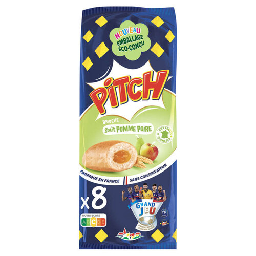 Pitch Brioche Gout Pomme Poire x8 300g