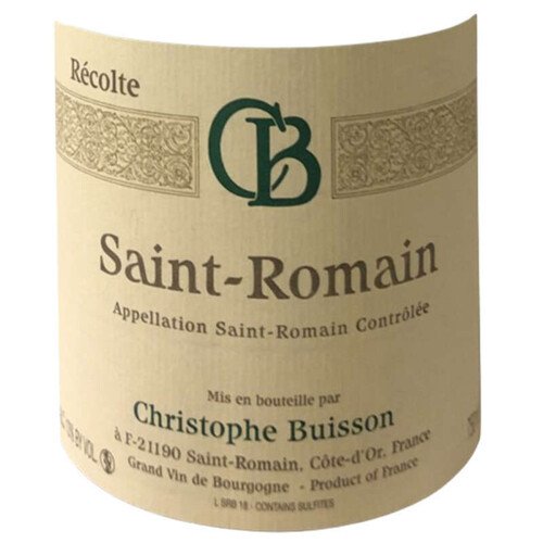 Christophe Buisson Saint-Romain Vin blanc 75cl