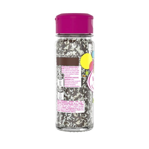 Vahiné Vermicelles Noir et Blanc 65g