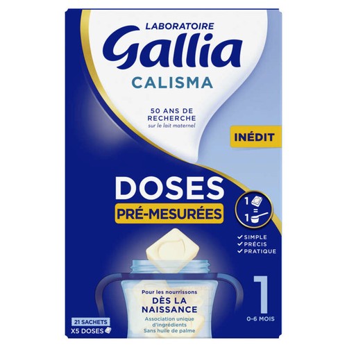 Laboratoire Gallia Calisma Lait de Croissance 1er âge De 0 à 6 mois 483g