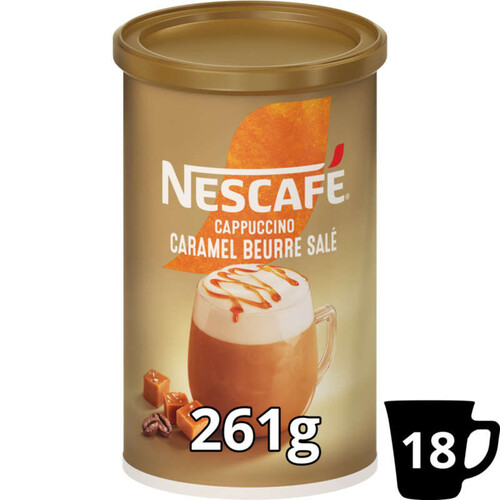 Nescafé Cappuccino Caramel Beurre sale 261g