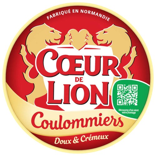 Cœur De Lion Coulommiers Doux Et Crémeux 350g