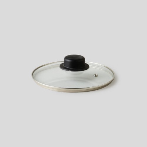 Monoprix Maison Couvercle en Verre et Inox Diamètre 20cm X1