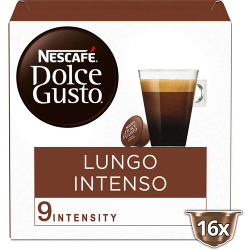 Nescafé Dolce Gusto Café Lungo Intenso Intensité 9,16 Capsules 144G