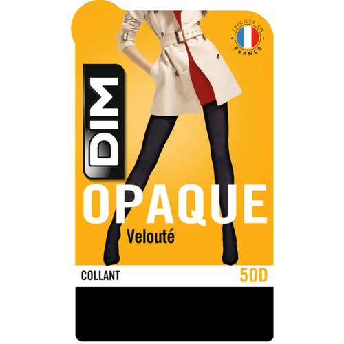 Dim Collant Opaque Velouté 40D Taille 3/4 Noir