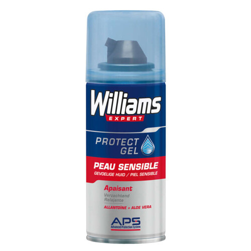 Williams Gel À Raser Protect Gel Peau Sensible 75Ml