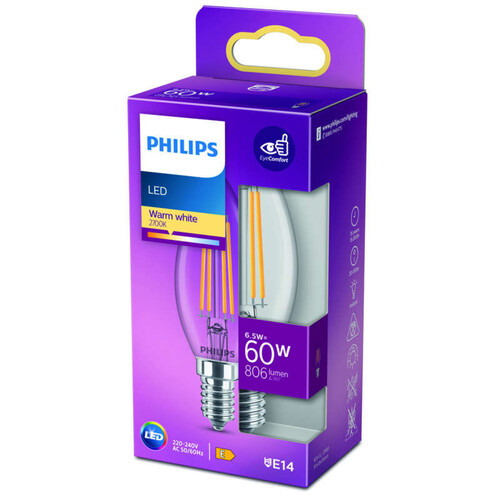 Philips Led Warm White 60W E14