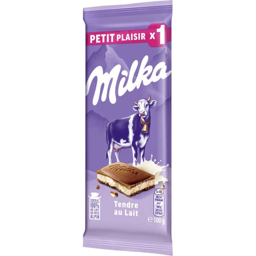 Milka Tendre au Lait 100g