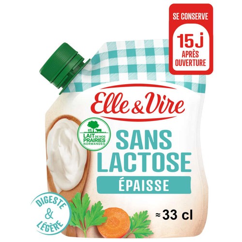 Elle & Vire Spécialité laitière sans lactose 33cl