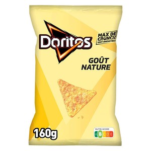 Doritos Chips Tortilla Goût Nature 160g