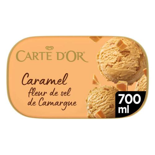 Carte D'Or Ice Cream Dessert Caramel Fleur de Sel de Camargue 373g