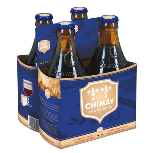 Bière Chimay bleue 33 cl : Bière trappiste belge, La Chimay Bleue 33 cl