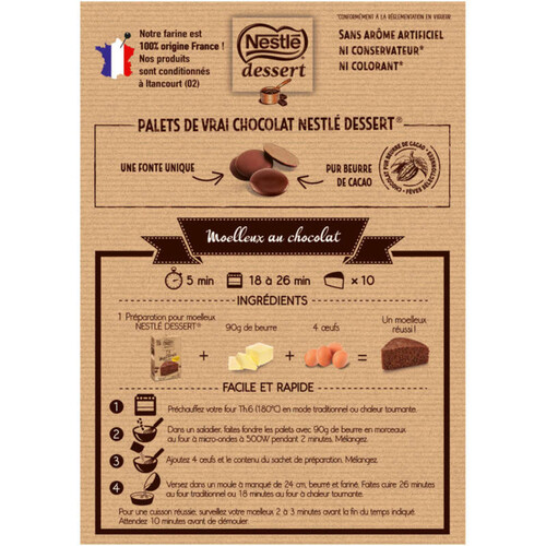 Nestle Préparation Gâteau Moelleux Au Chocolat 344G