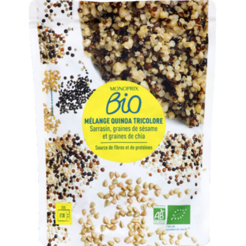 Monoprix Bio Mélange Quinoa Tricolore Céréales et Graines 220g