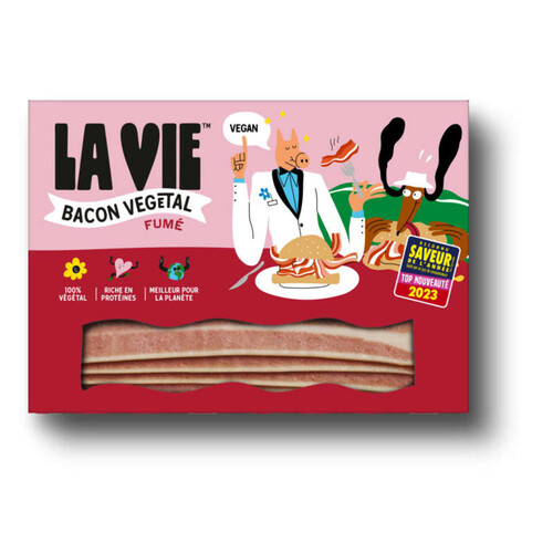 La Vie bacon végétal fumé 120g