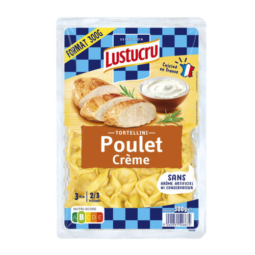 Lustucru Sélection Tortellini Poulet Crème 300g