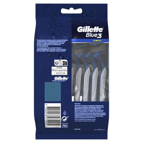 Gillette Lames Jetables Blue 3 x8